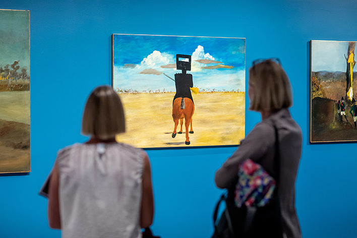 Sidney Nolan’s Ned Kelly seriesinstallation view, Geelong GalleryPhotographer: Andrew Curtis