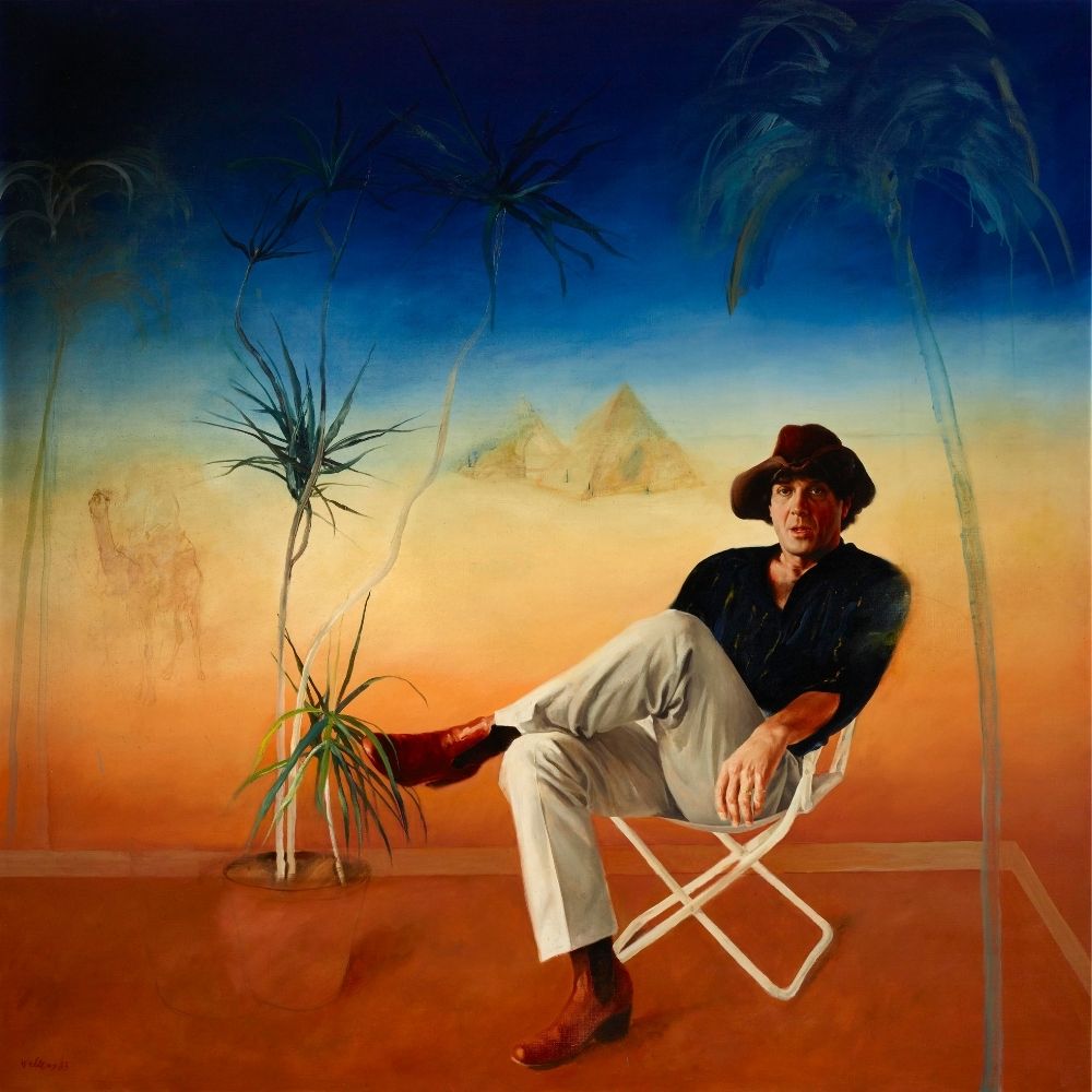Wes WaltersMolly1983oil on canvas, 183 x 183 cmCollection of Ian &lsquo;Molly&rsquo; Meldrum, Melbourne&copy; Estate of Wes Walters